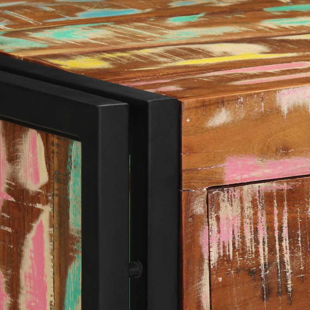 Nachttisch Mehrfarbig 40 x 35 x 50 cm Massives Altholz