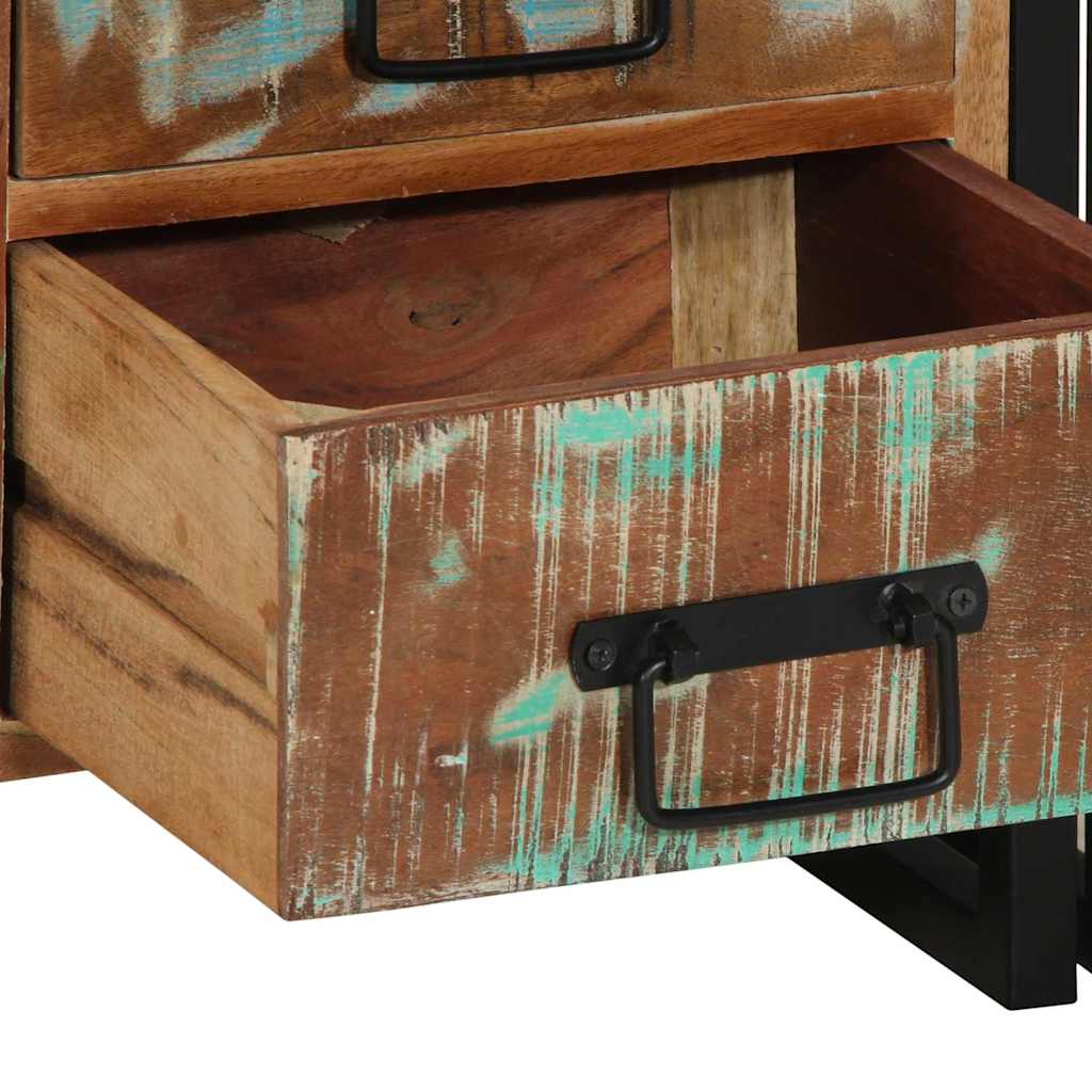 Nachttisch Mehrfarbig 40 x 35 x 50 cm Massives Altholz