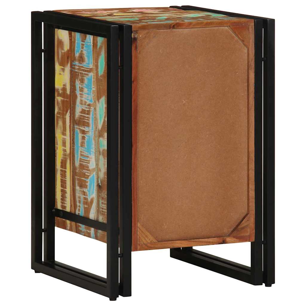 Nachttisch Mehrfarbig 40 x 35 x 50 cm Massives Altholz