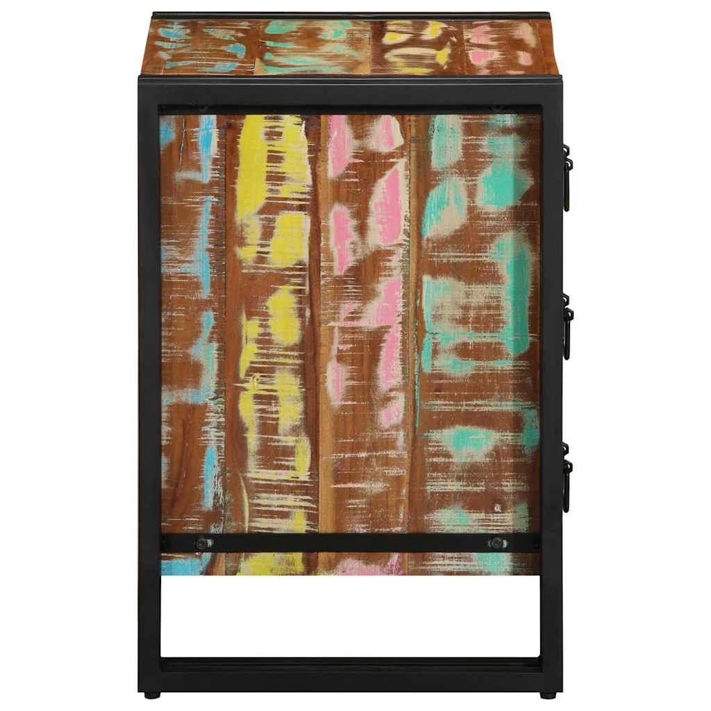 Nachttisch Mehrfarbig 40 x 35 x 50 cm Massives Altholz