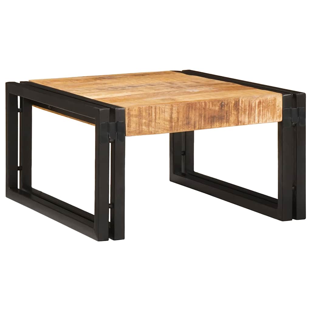 Badezimmer Regal 40 x 50 x 23 cm Massives Mango Holz, Eisen