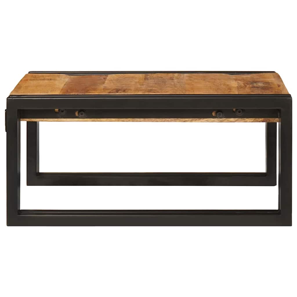 Badezimmer Regal 40 x 50 x 23 cm Massives Mango Holz, Eisen