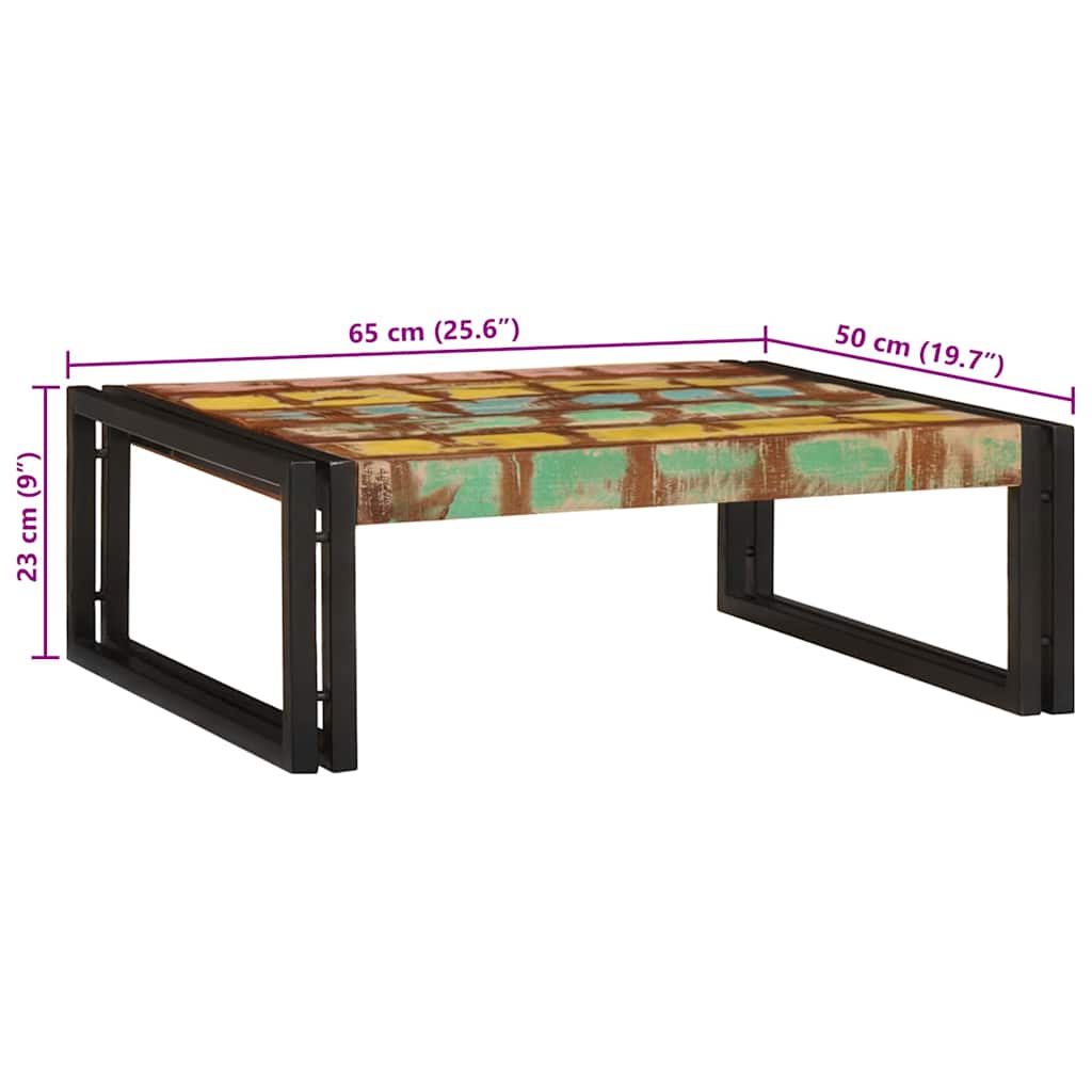 Badregal für Mehrfarbig 65 x 50 x 23 cm Massives Altholz