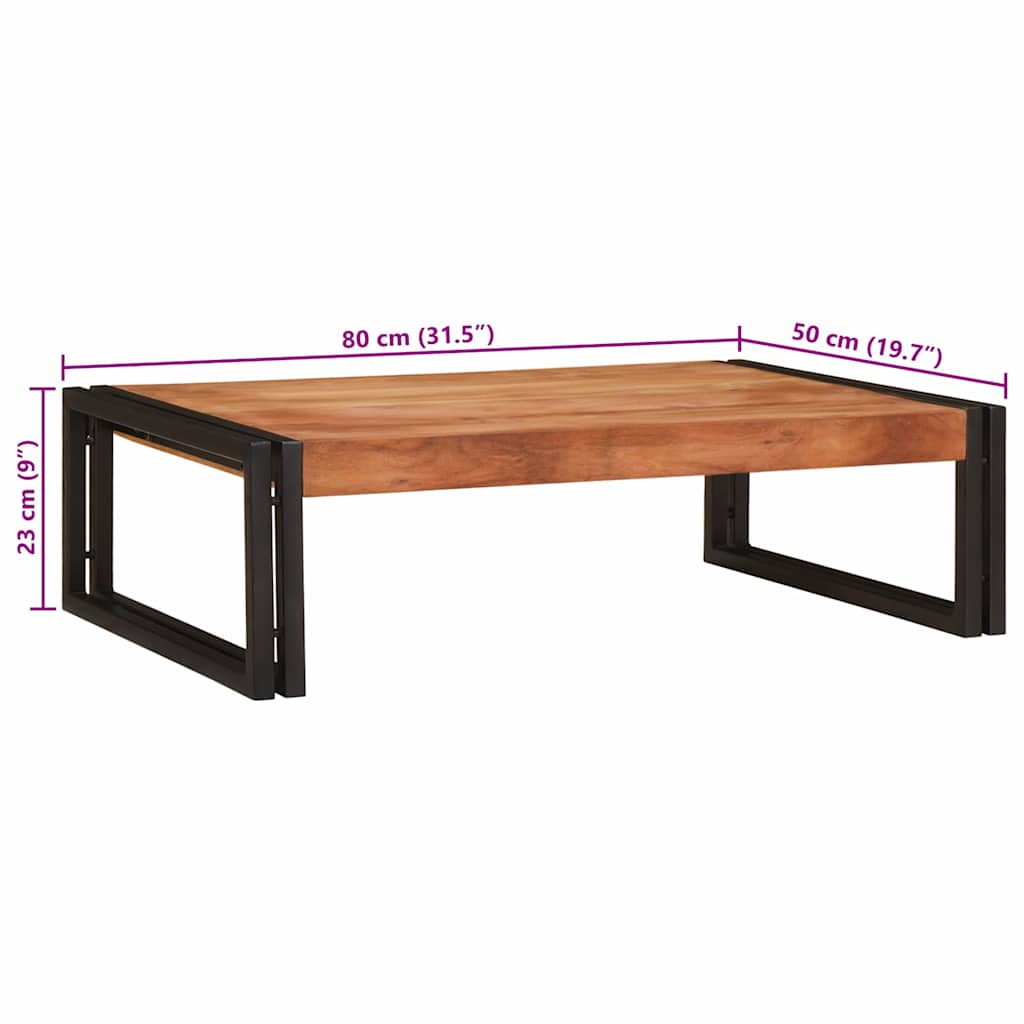 Badregal für Braun 80 x 50 x 23 cm Massivholz Akazie