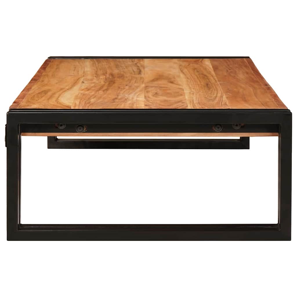 Badezimmer Regal 100 x 50 x 23 cm Massives Mango Holz, Eisen