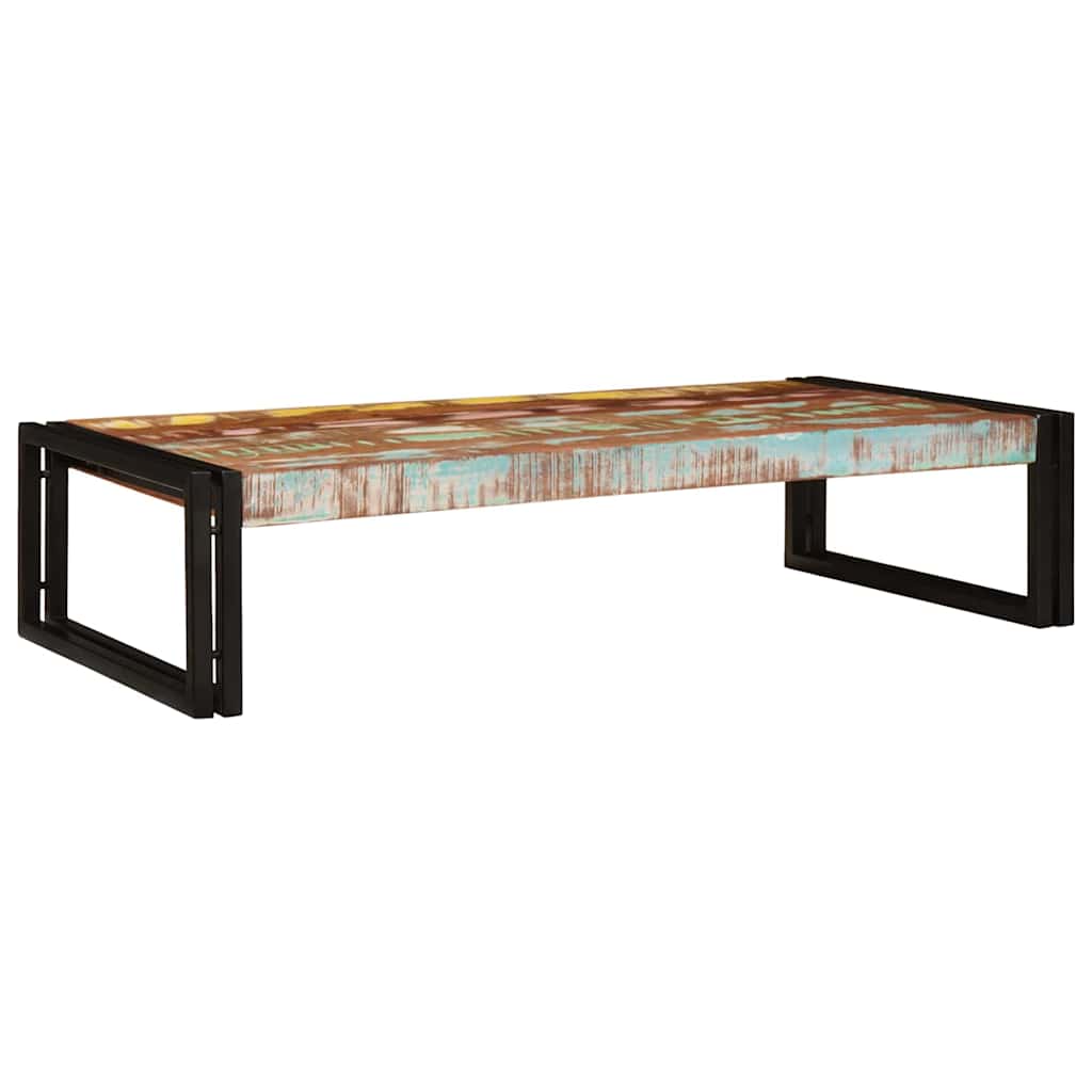 Badezimmer Regal 100 x 50 x 23 cm Massives Mango Holz, Eisen