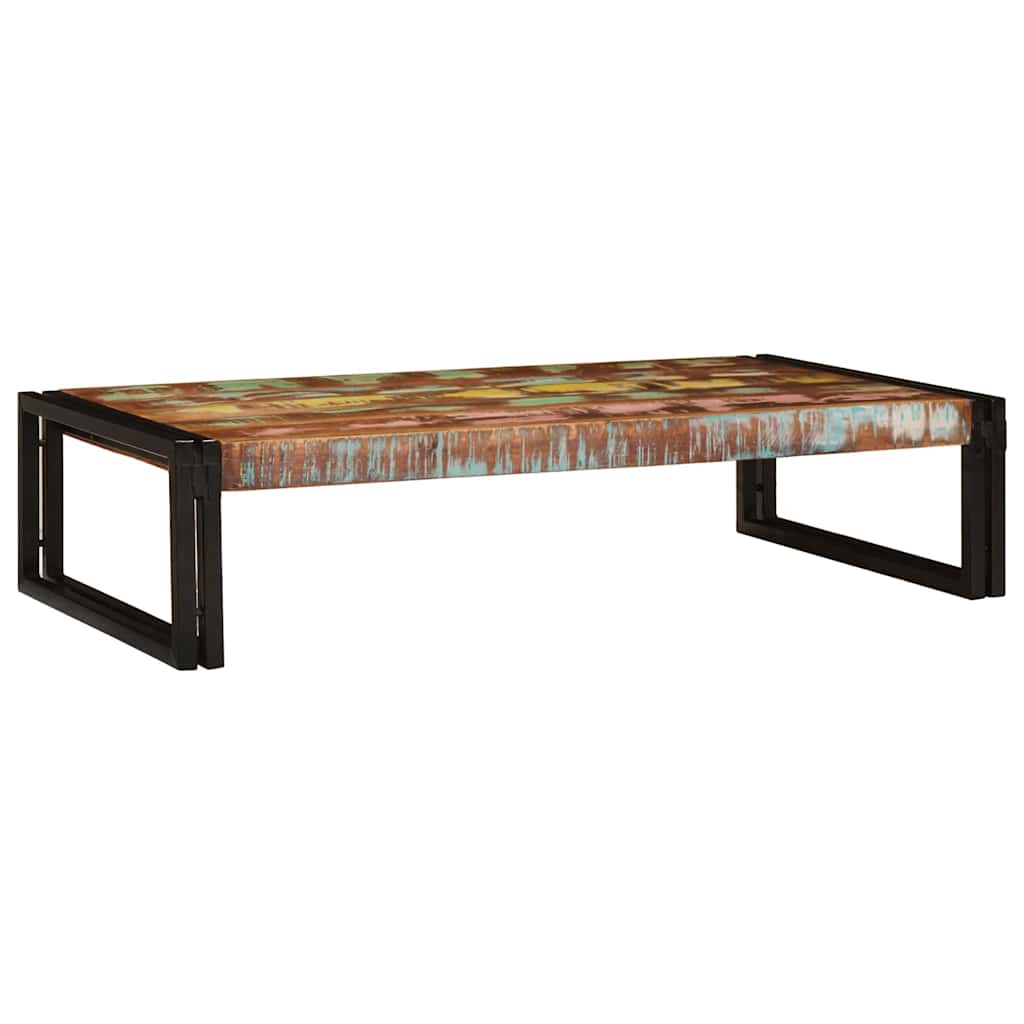 Badezimmer Regal 100 x 50 x 23 cm Massives Mango Holz, Eisen