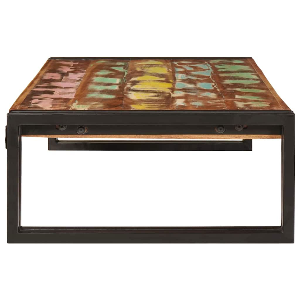 Badezimmer Regal 100 x 50 x 23 cm Massives Mango Holz, Eisen