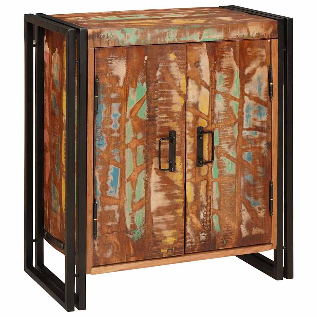Nachttisch Mehrfarbig 38 x 33 x 58 cm Massives Altholz