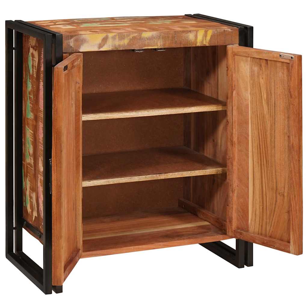 Nachttisch Mehrfarbig 38 x 33 x 58 cm Massives Altholz