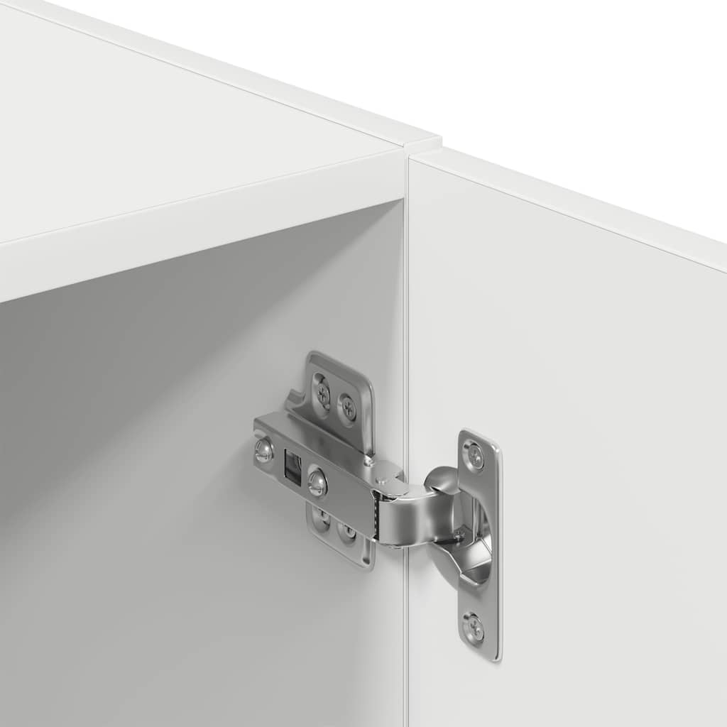 2-piece kitchen cabinet set white wood-based material