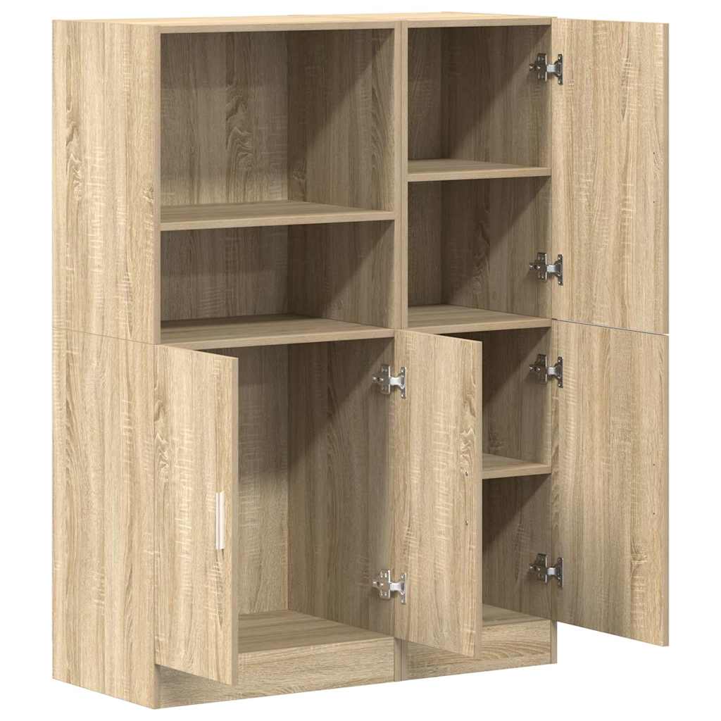2-piece kitchen cabinet set Sonoma oak wood-based material