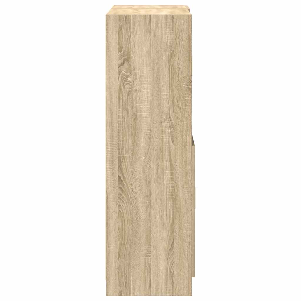 2-piece kitchen cabinet set Sonoma oak wood-based material