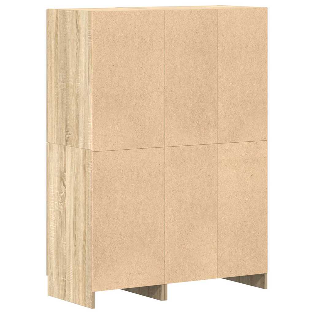2-piece kitchen cabinet set Sonoma oak wood-based material