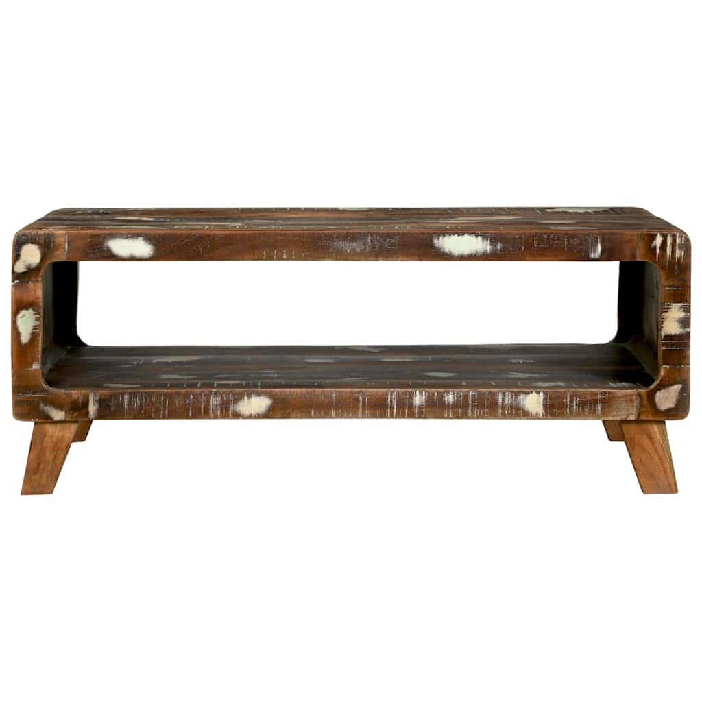 Couchtisch Mehrfarbig 90 x 50 x 35 cm Massives Altholz