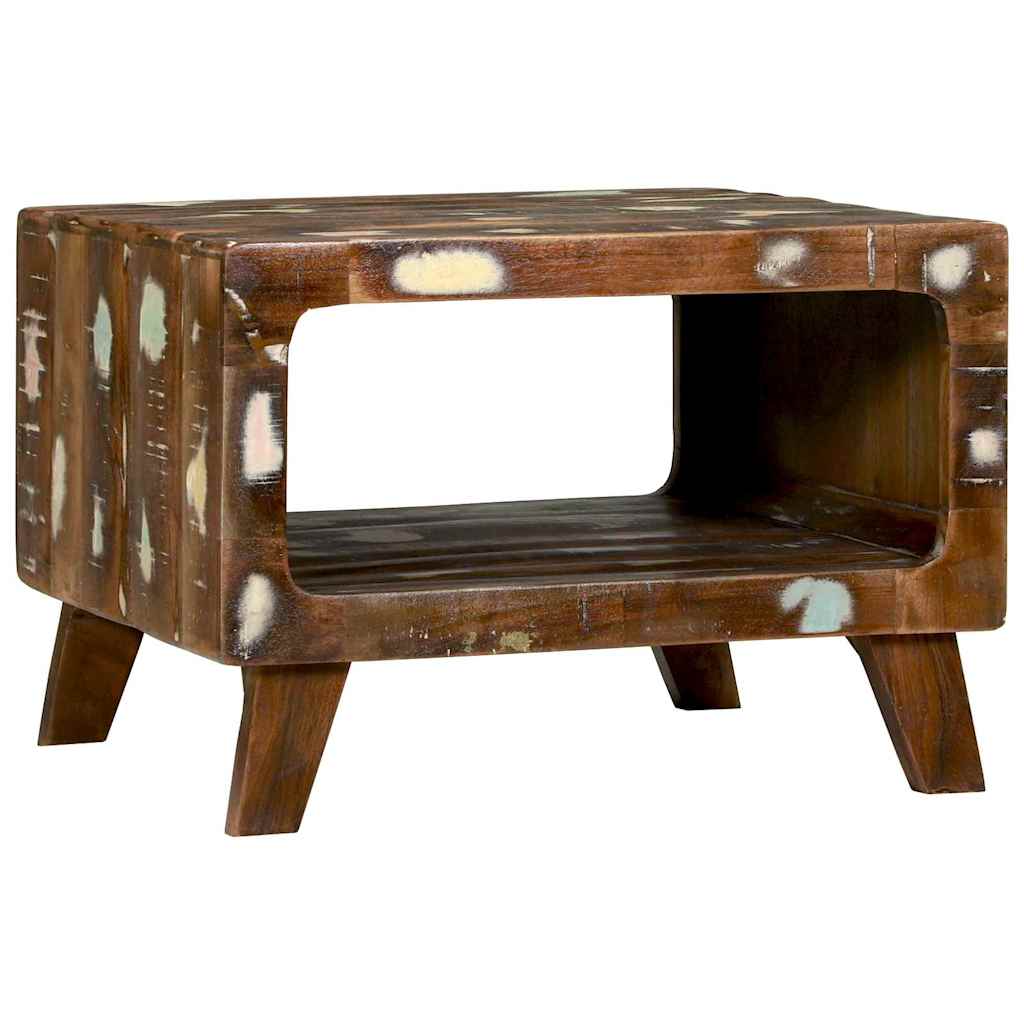 Couchtisch Mehrfarbig 50 x 50 x 35 cm Massives Altholz