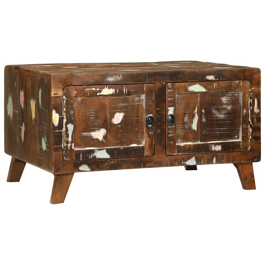 Couchtisch Mehrfarbig 80 x 54 x 45 cm Massives Altholz