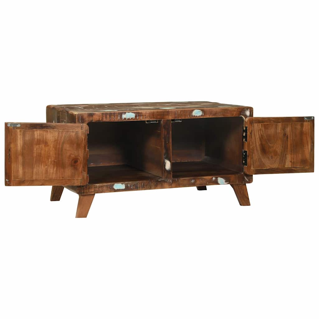 Couchtisch Mehrfarbig 80 x 54 x 45 cm Massives Altholz