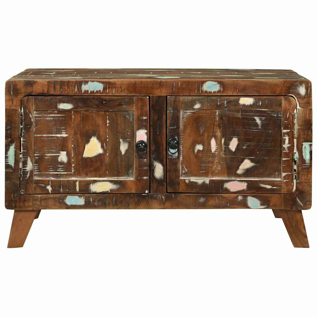 Couchtisch Mehrfarbig 80 x 54 x 45 cm Massives Altholz