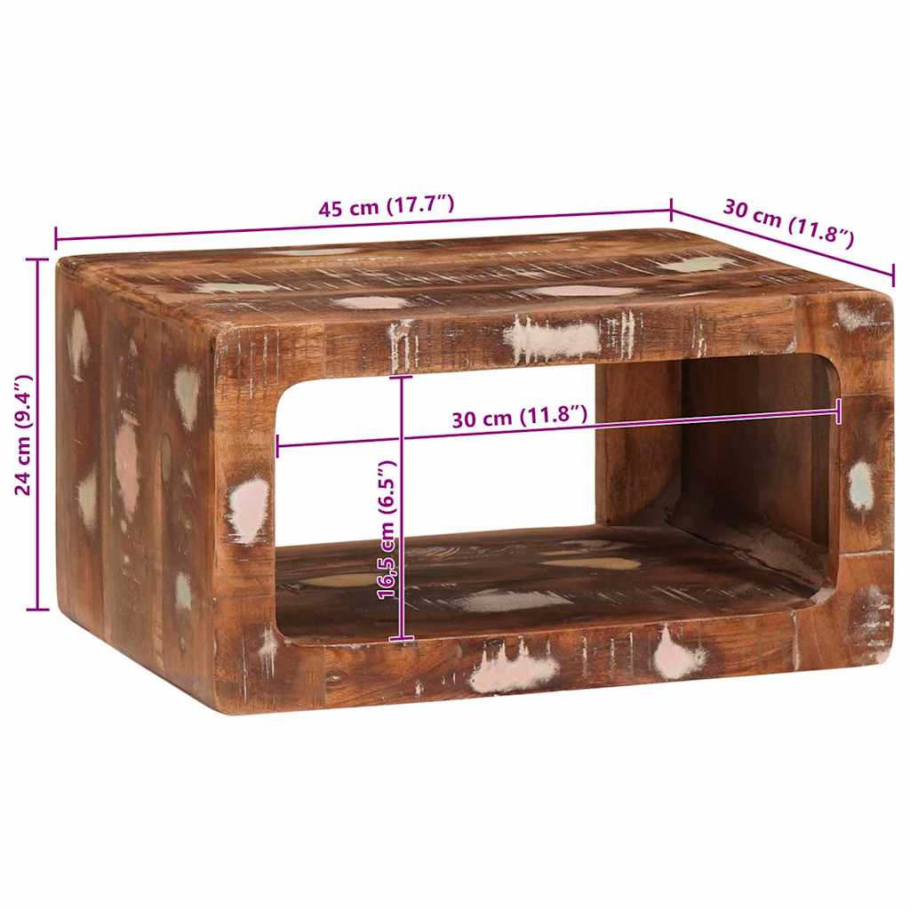 Nachttisch 2 stk. Braun 45 x 30 x 24 cm
