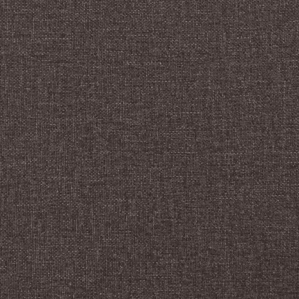 Dining chairs 2 pcs. Dark brown fabric