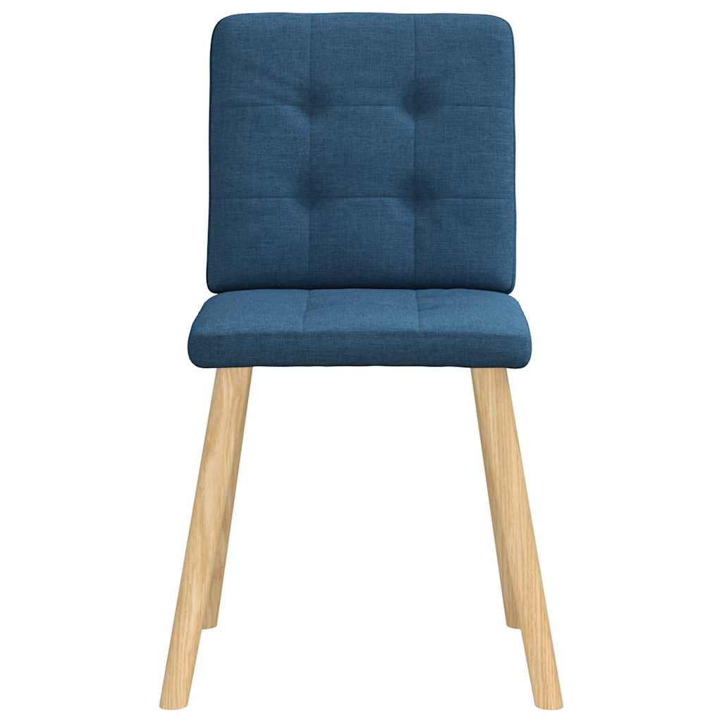 Dining chairs 2 pcs. Blue fabric