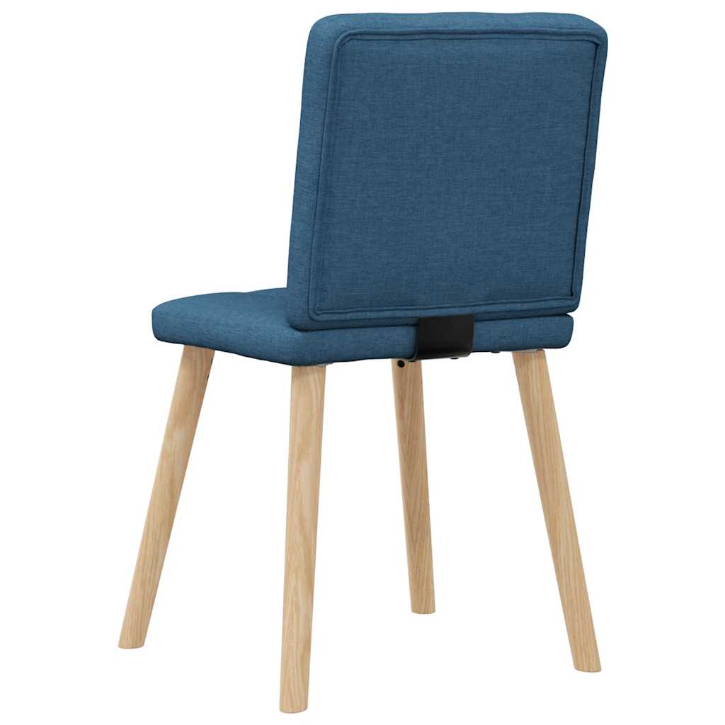 Dining chairs 2 pcs. Blue fabric