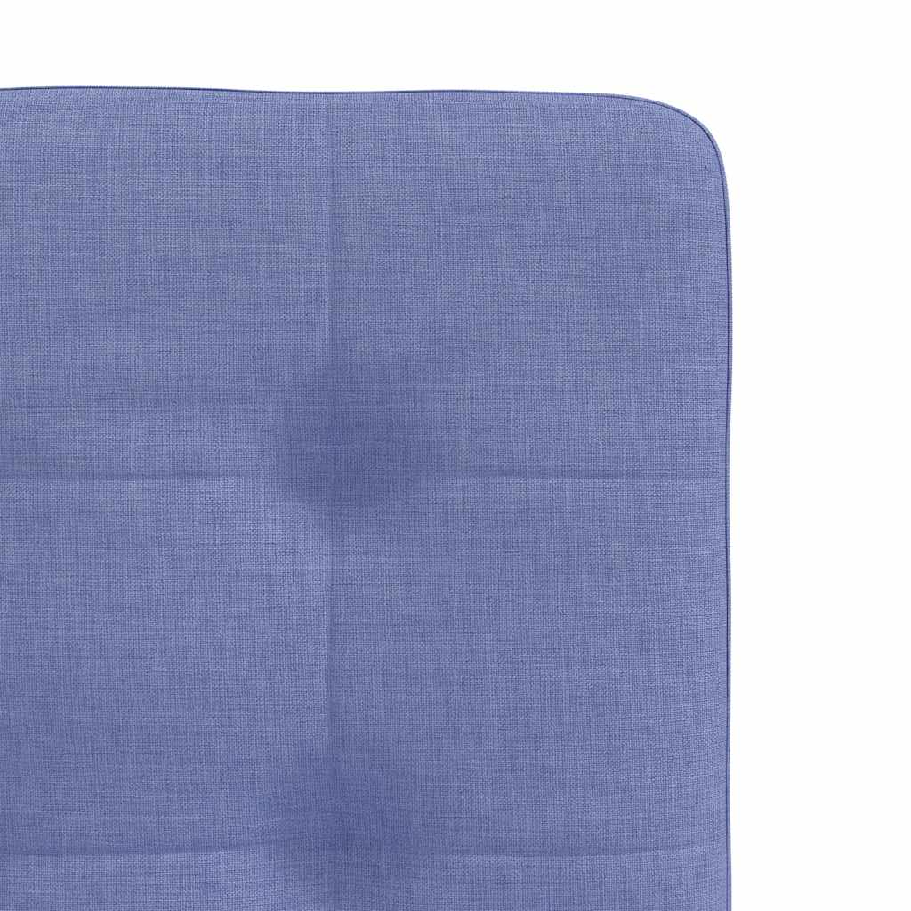 Dining chairs 2 pcs. Denim blue fabric