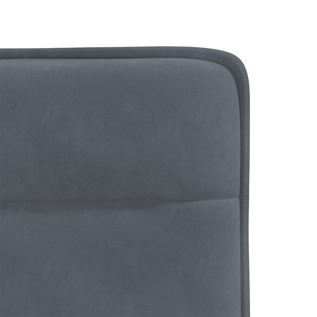 Dining chairs 2 pcs. Dark grey velvet