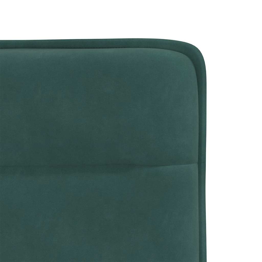 Dining chairs 2 pcs. Dark green velvet