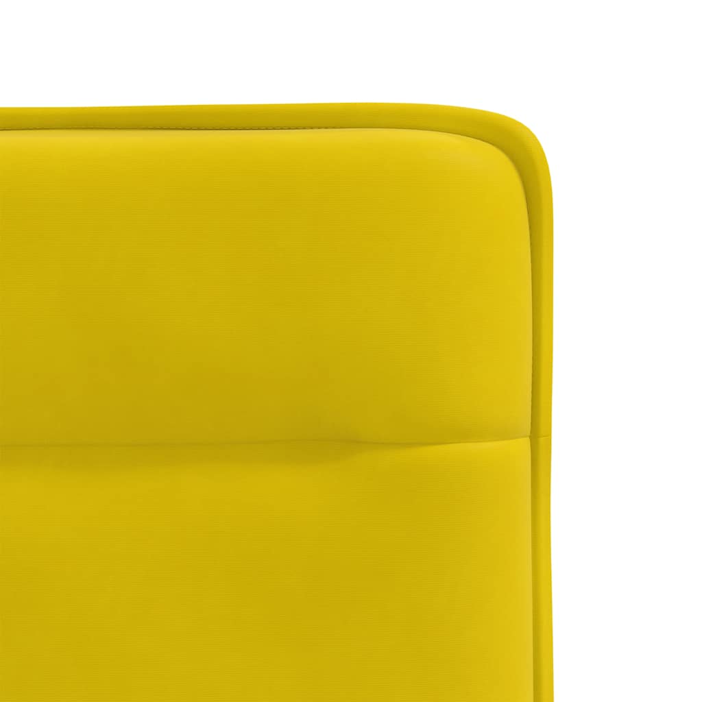 Chaises de salle à manger, lot de 2, velours jaune