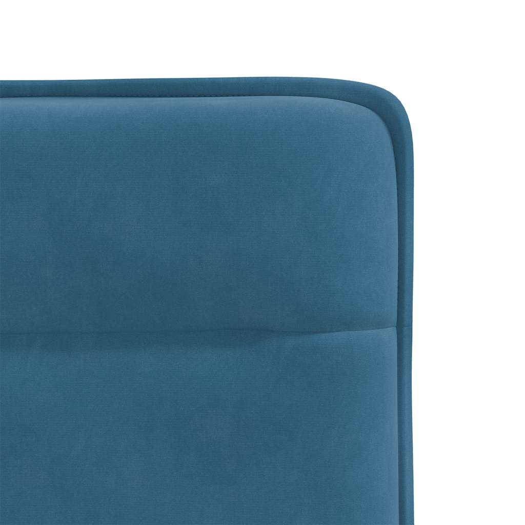 Dining chairs 2 pcs. Blue velvet