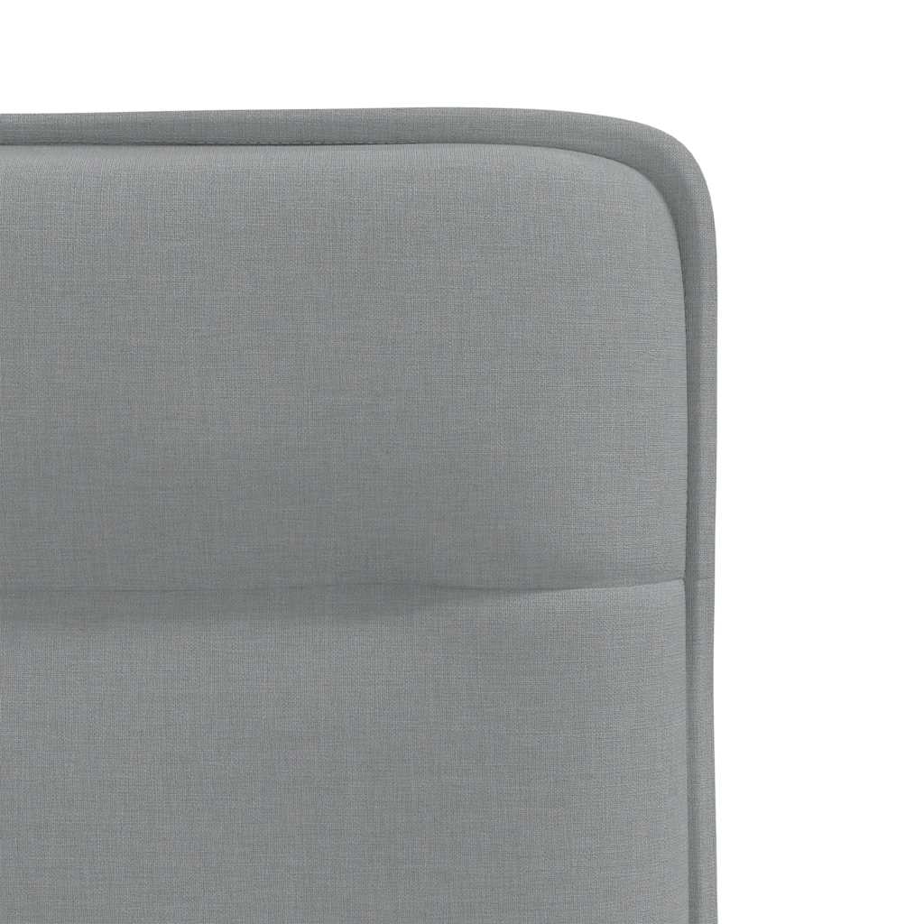 Dining chairs 2 pcs. Light grey fabric