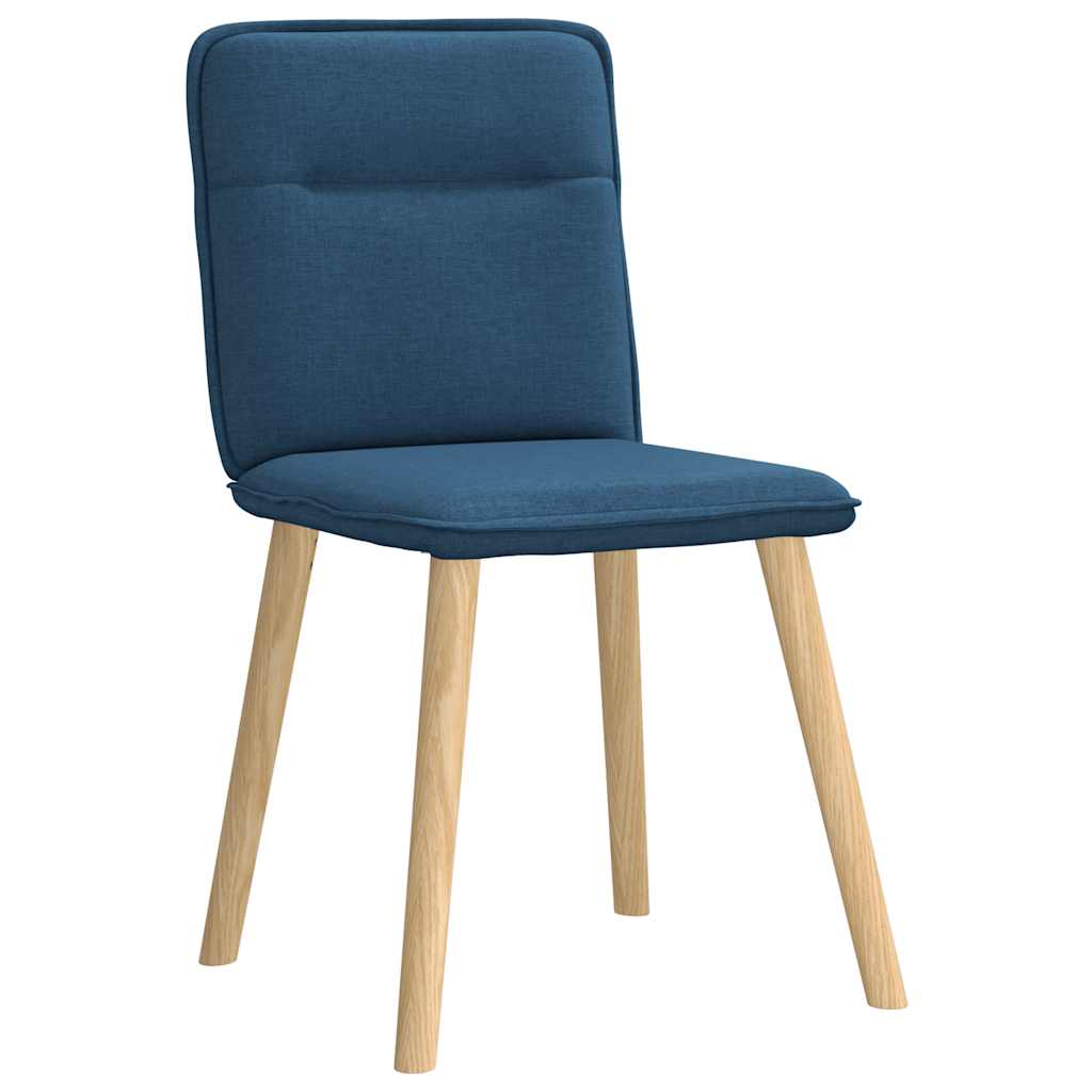 Dining chairs 2 pcs. Blue fabric