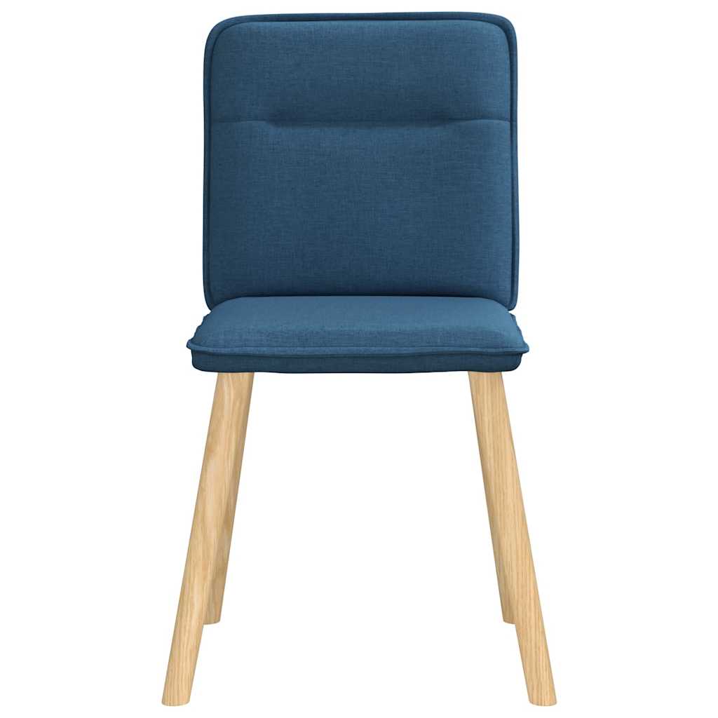 Dining chairs 2 pcs. Blue fabric