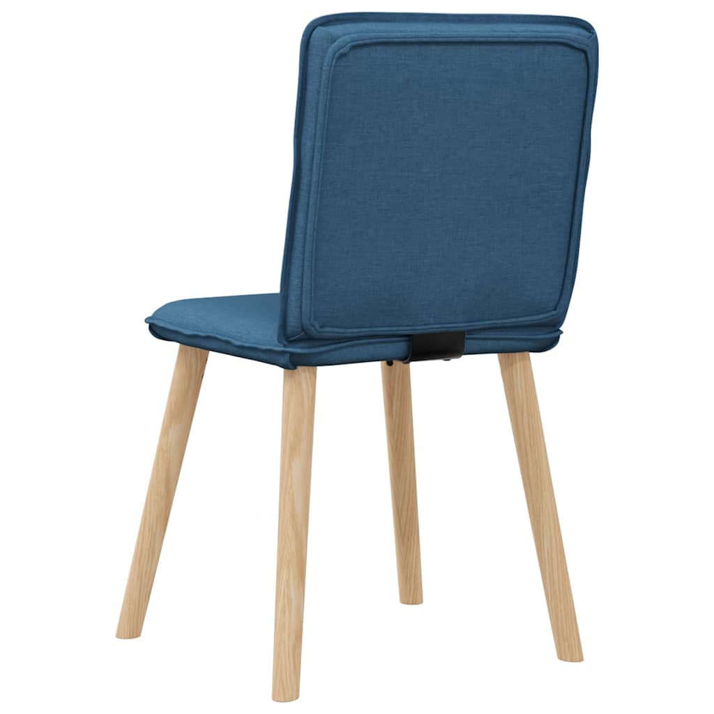 Dining chairs 2 pcs. Blue fabric