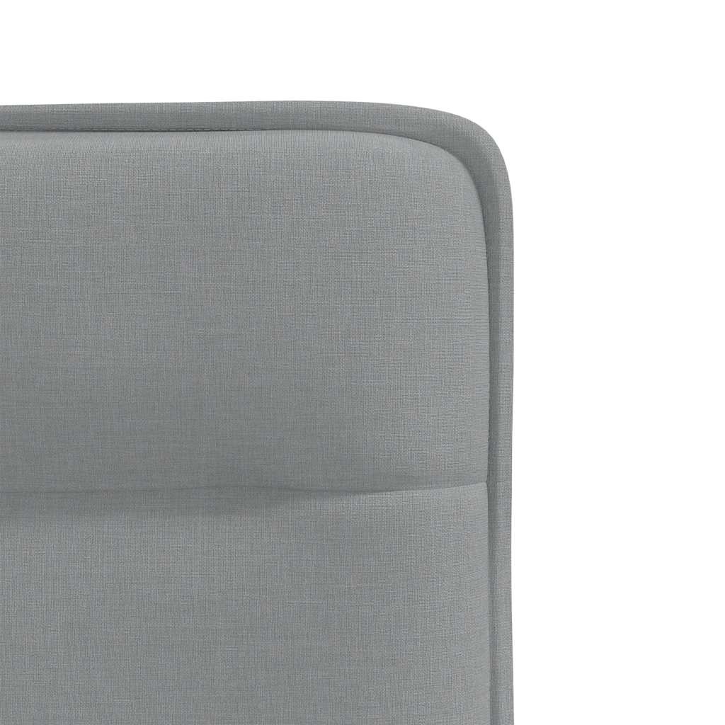 Dining chairs 2 pcs. Light grey fabric