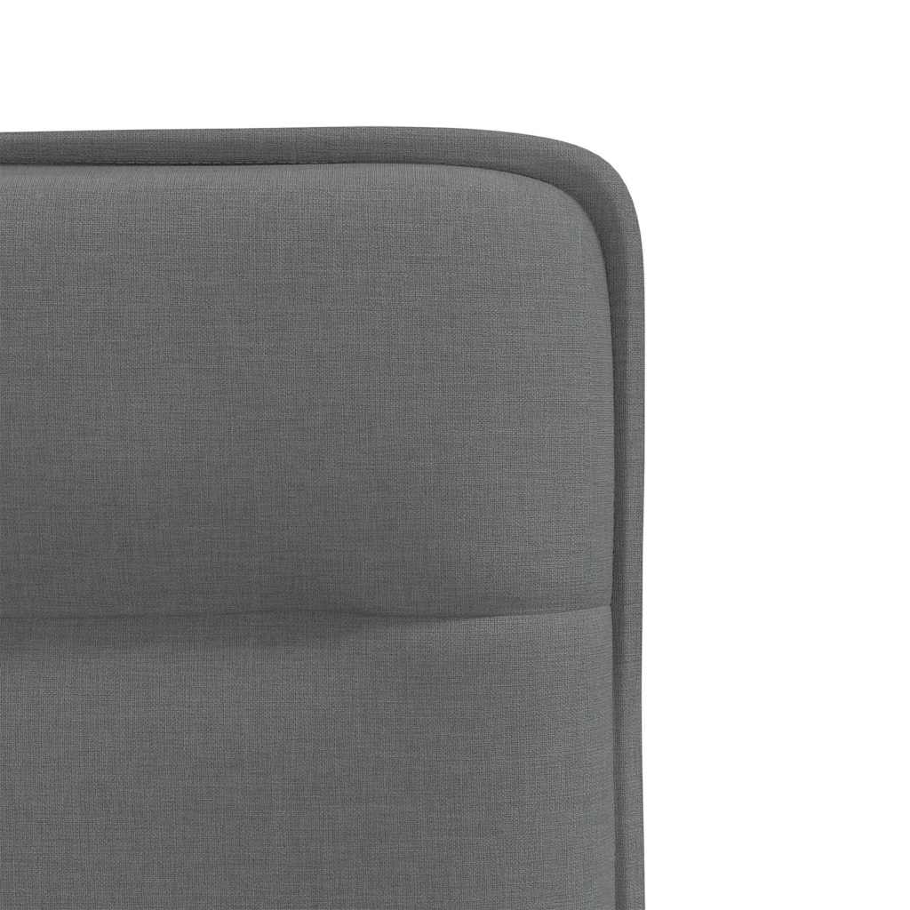 Dining chairs 2 pcs. Dark grey fabric
