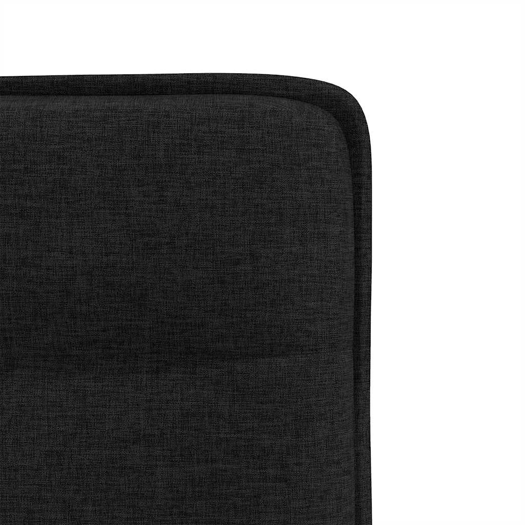 Dining chairs 2 pcs. Black fabric
