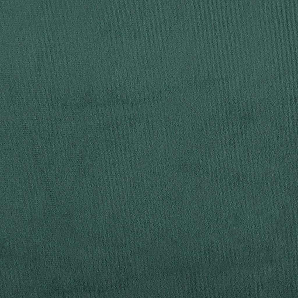 Dining chairs 2 pcs. Dark green velvet
