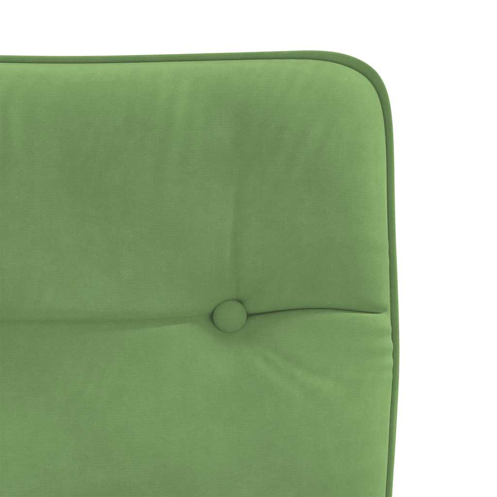 Dining chairs 2 pcs. Light green velvet