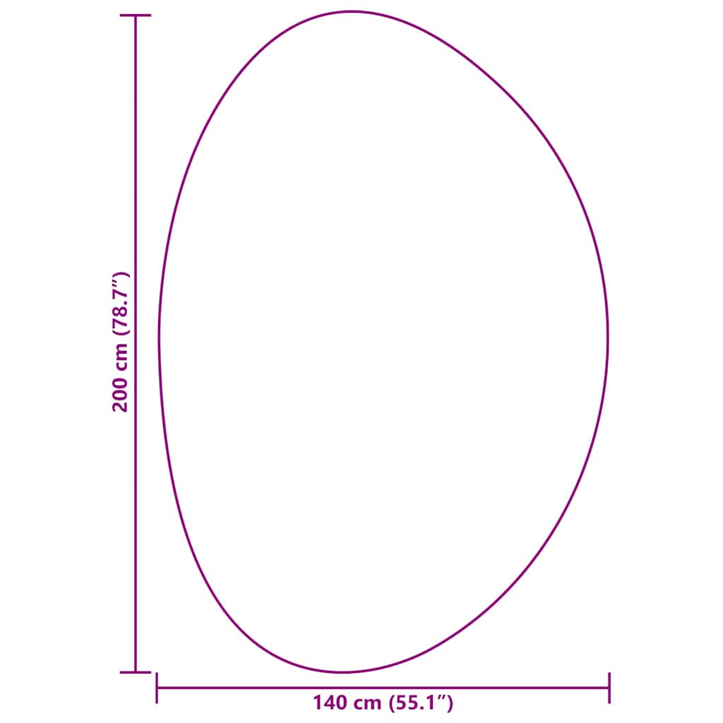 Teppich HUARTE Schwarz 140 x 200 cm Polyester