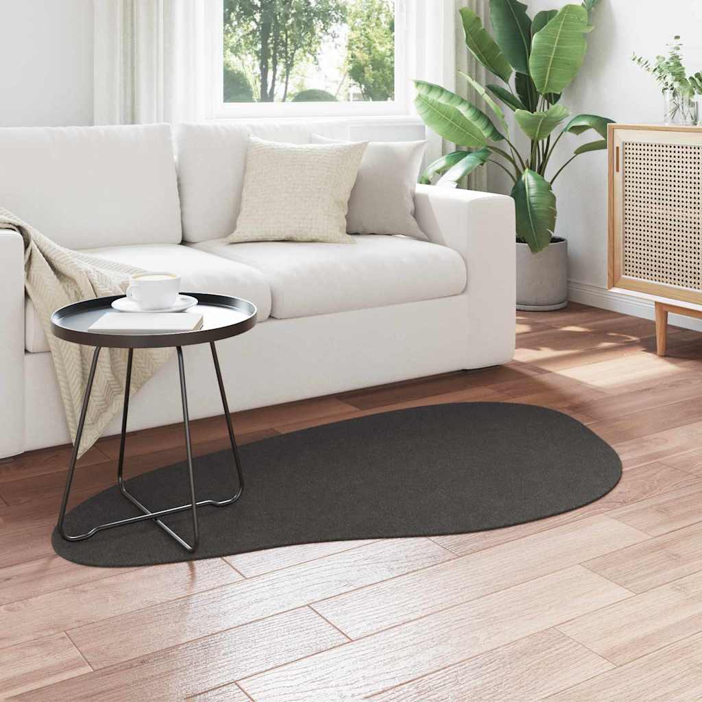TeppichFaltbar HUARTE Anthrazit 80 x 150 cm Polyester