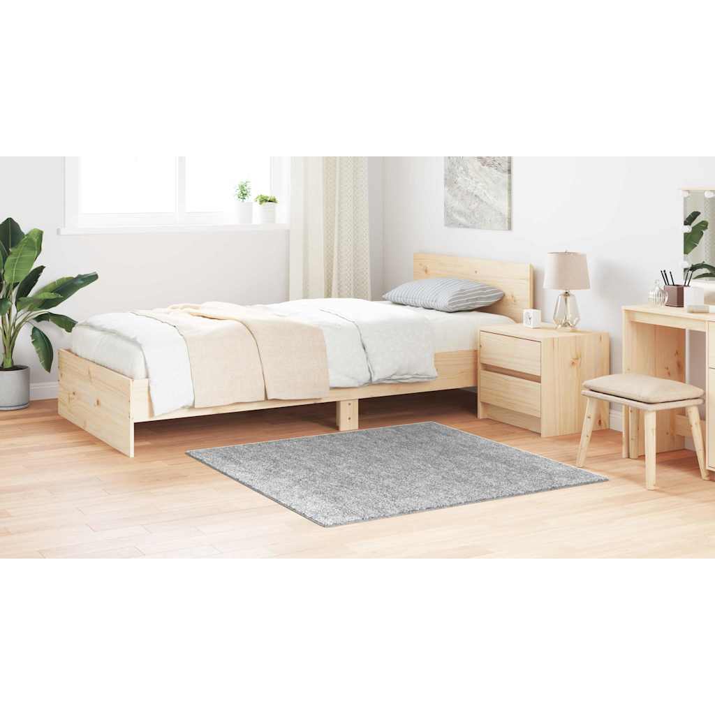 Anti-Rutsch Shaggy Teppich Grau 120 x 120 cm PP