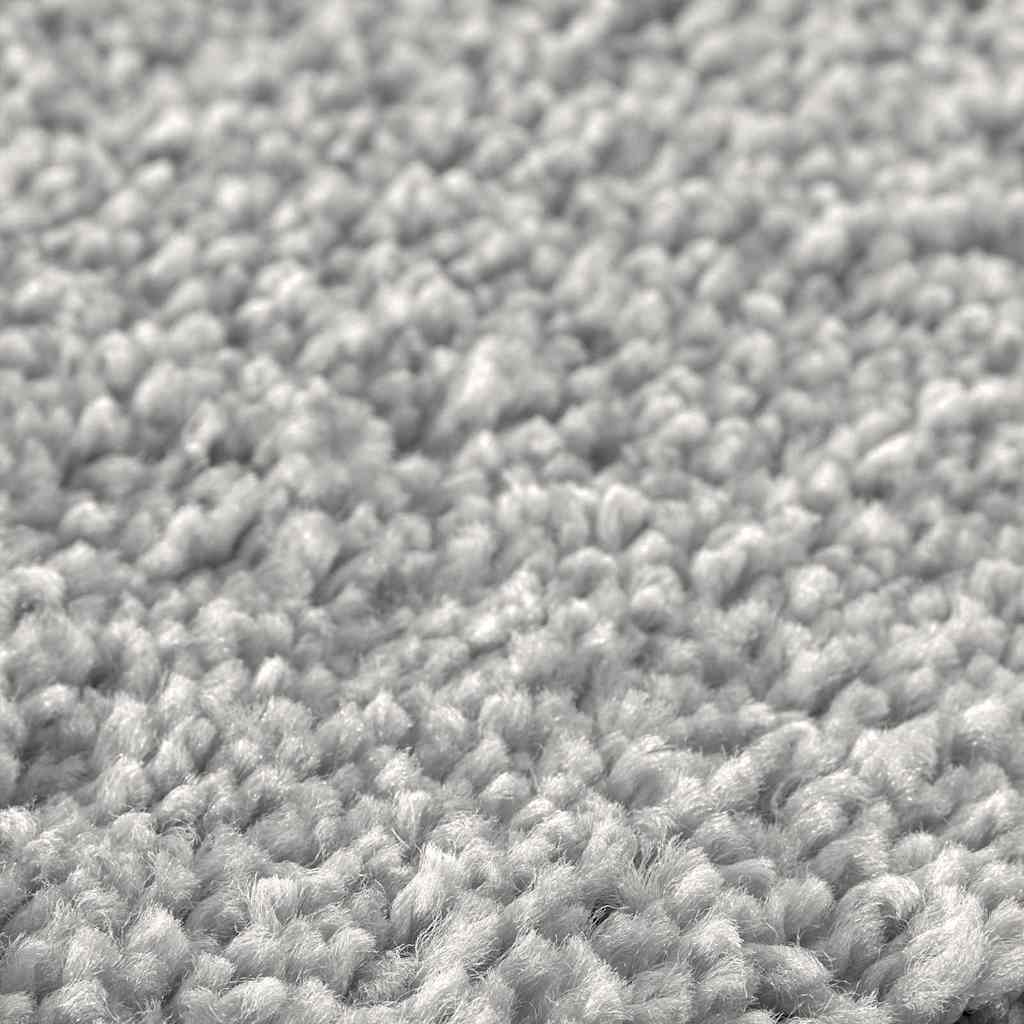 Anti-Rutsch Shaggy Teppich Grau 120 x 120 cm PP