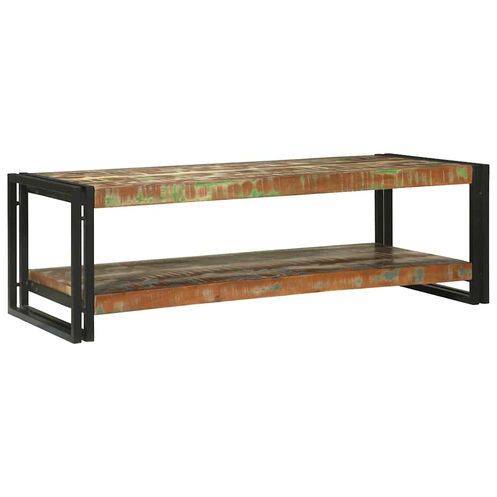 Couchtisch Mehrfarbig 120 x 50 x 38 cm Massives Altholz