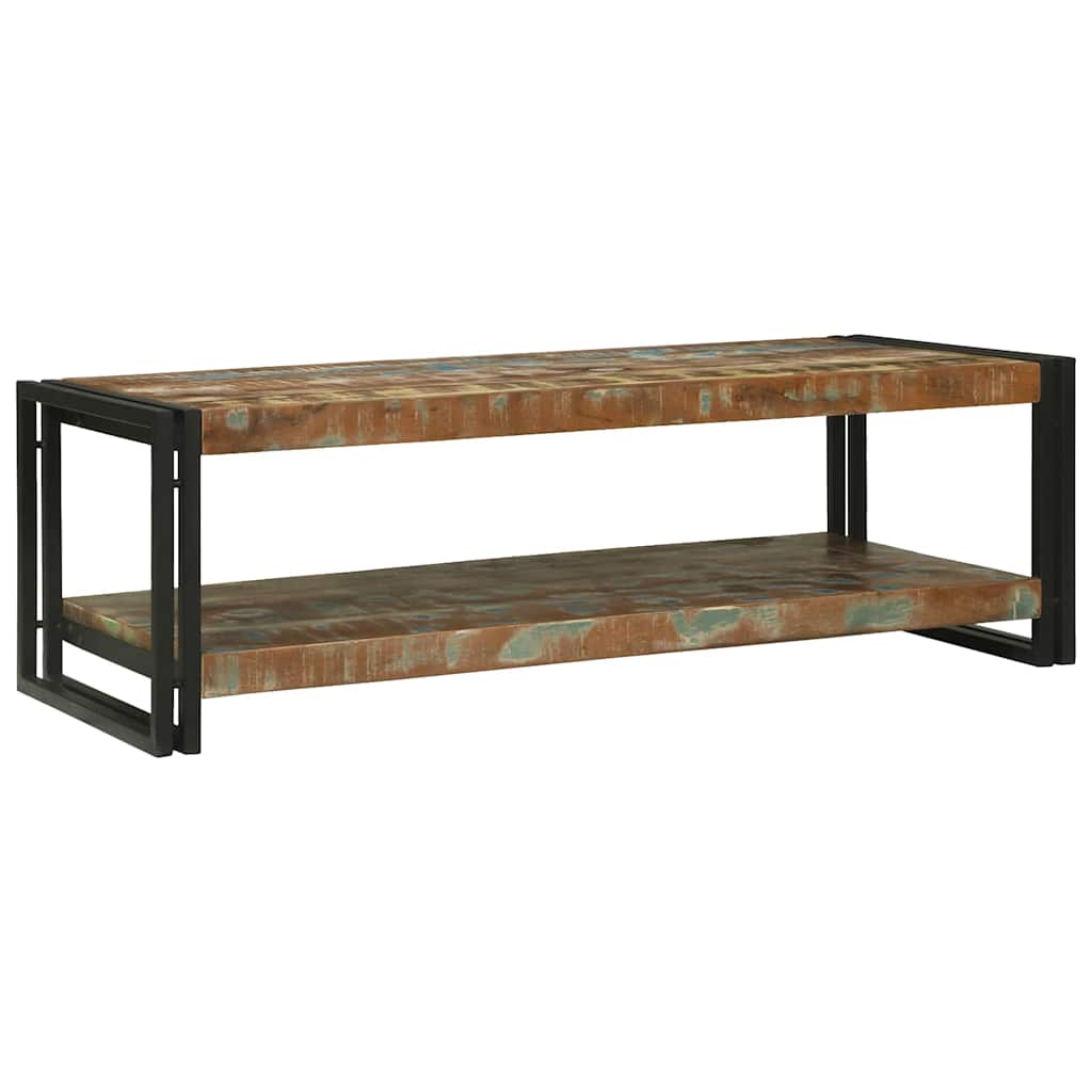 Couchtisch Mehrfarbig 120 x 50 x 38 cm Massives Altholz