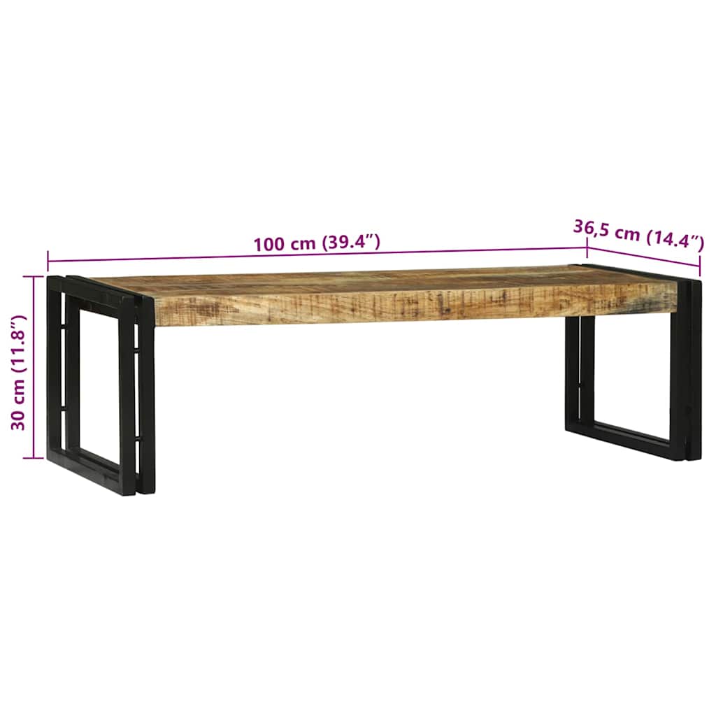 Couchtisch 2 stk. Braun 48 x 40 x 40 cm Massivholz Mango