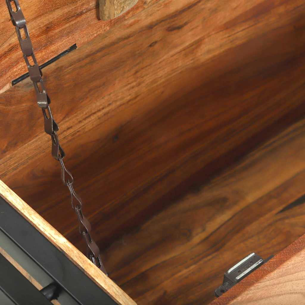 Couchtisch Braun 90 x 50 x 38 cm Massivholz Akazie