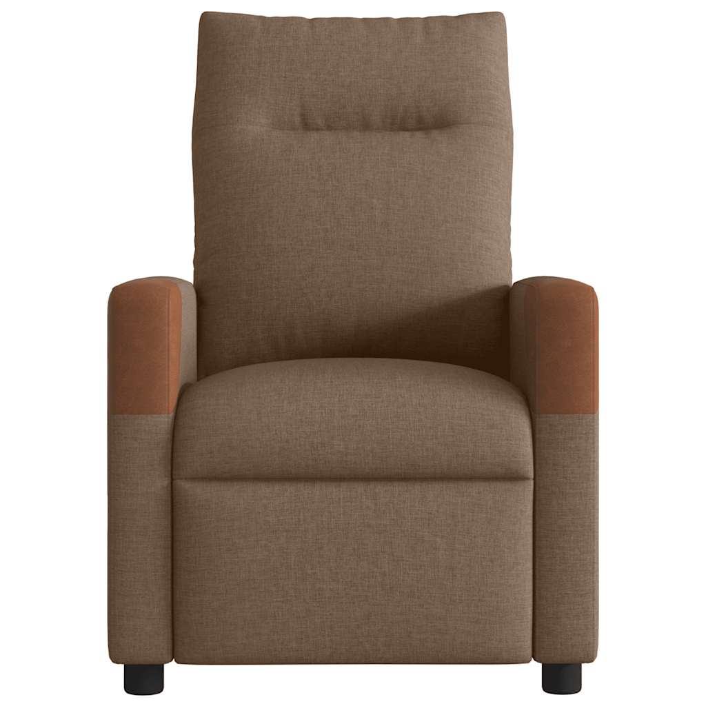Relaxsessel Elektrisch Braun Stoff